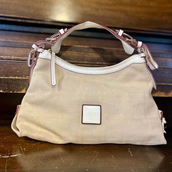 Dooney & Bourke Vintage Fabric Shoulder Bag - Picture 1 of 6
